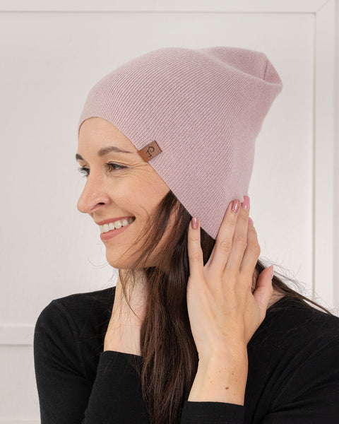 Women's Knit Beanie Merino & Cashmere