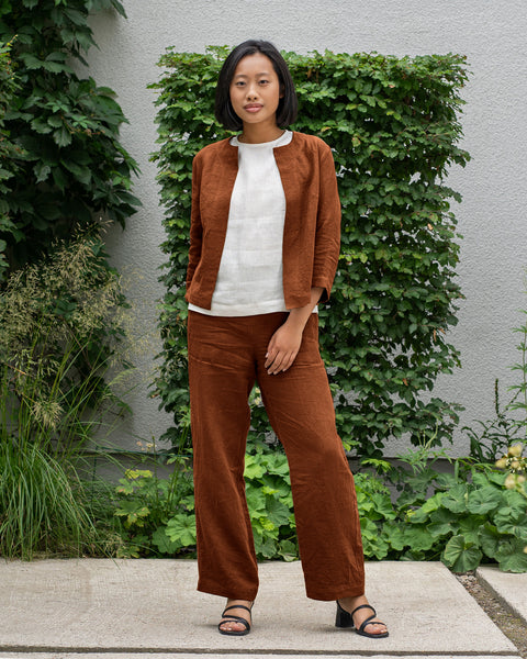 Light Linen Relaxed Jacket Eden