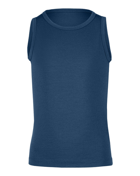 Kids' Sleeveless Singlet Denim