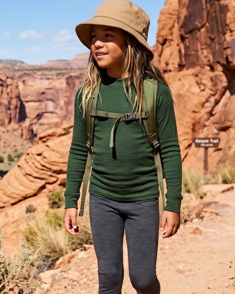 Kids' Sun Protective Long Sleeve Top With UPF 35+