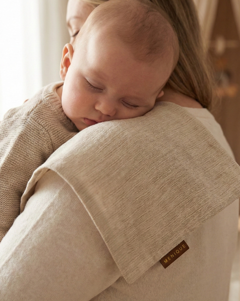 Bavoir en lin pour bébé
