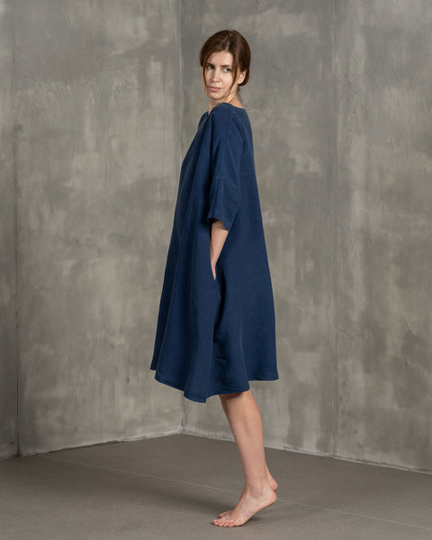 Oversize Dress Olivia Storm Blue