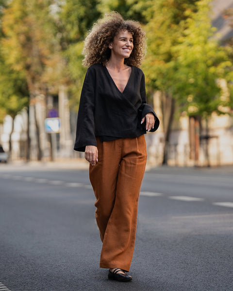 Relaxed Wrap Top Thea