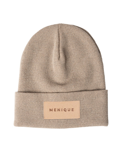 MENIQUE Logo Men's Beanie Knitted Merino