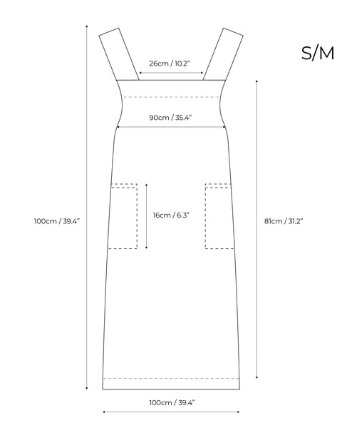 Tablier japonais à dos croisé