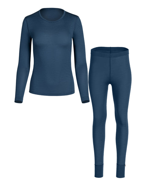 Women's 160 Long Sleeve & Bottoms 2-Piece Denim