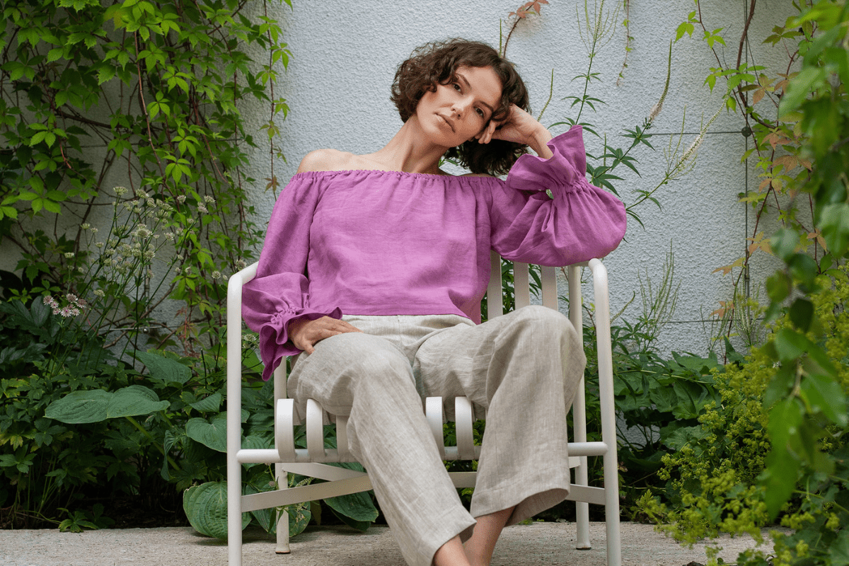 Linen clothing for fall 