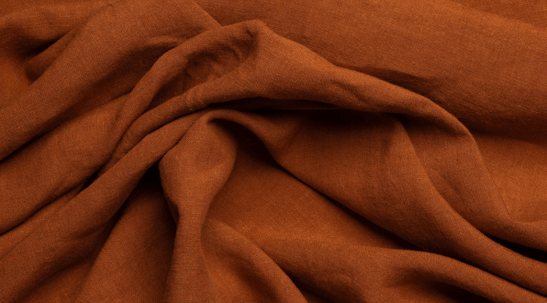 Almond Brown Linen Clothing - MENIQUE