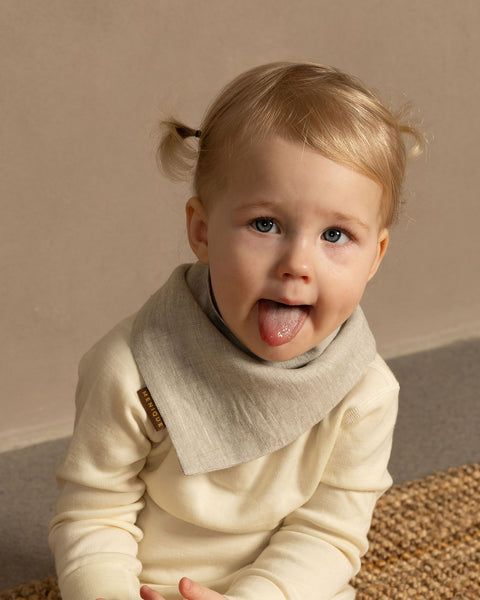 Linen Baby Bandana Bib 3-Pack