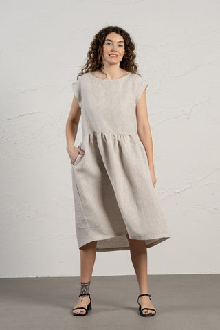 Robe blouse Cecilia Naturelle - S / Naturel