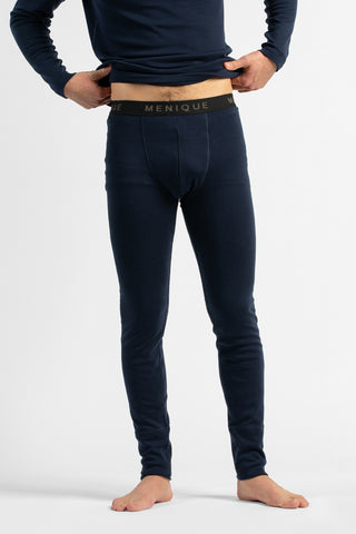 Men's 250 Merino Pants Rub Navy Blue - S / Navy Blue