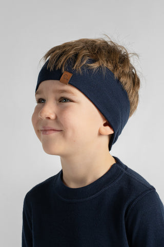 Kids' 250 Merino Soft & Warm Headband - One Size / Navy Blue