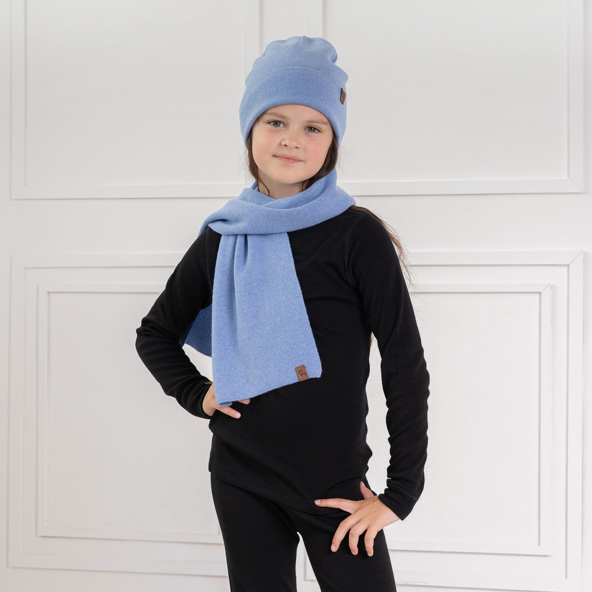 Kids' Knit Beanie & Scarf 2-Piece Set