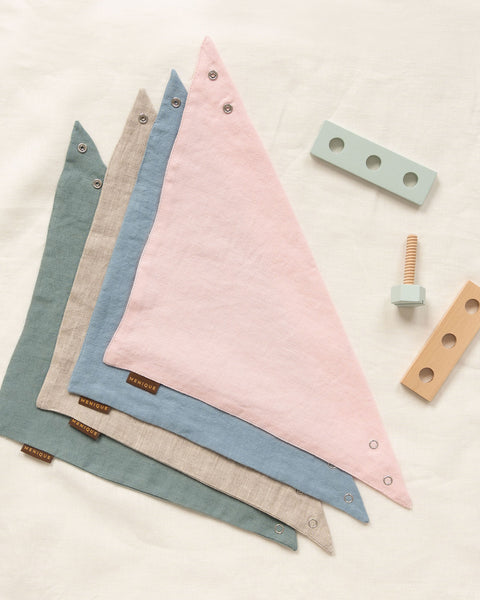 Linen Baby Bandana Bib