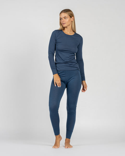 Women&#39;s 160 Long Sleeve &amp; Bottoms 2-Piece Denim