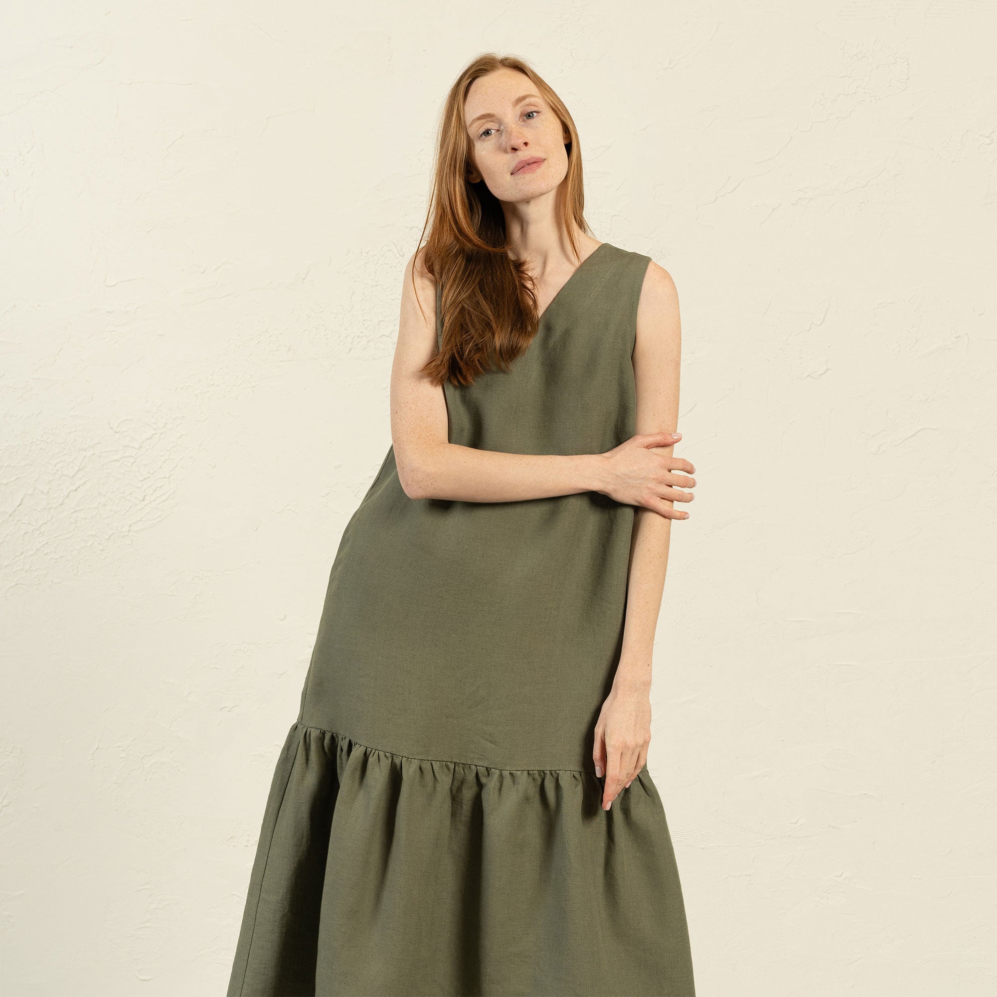 Maxi Dress Aurora Stone Green
