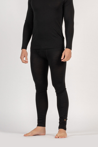 Men's 160 Merino Pants Black - S / Black