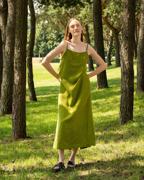 Linen Maxi Dress Jasmine