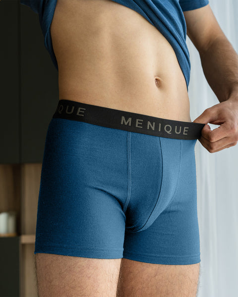 Men Merino Short Boxer Briefs 2-Pack L