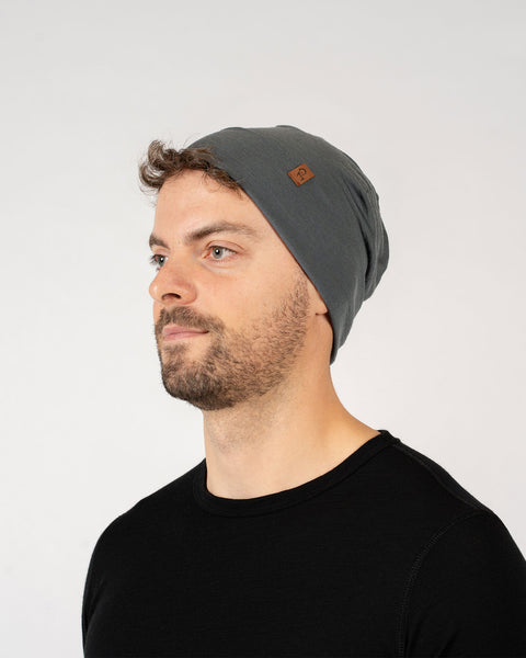 Men&#39;s Merino Beanie Perfect Grey