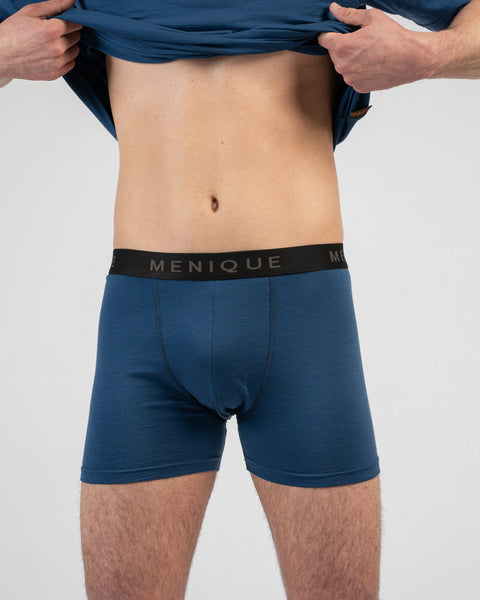 Boxer courts pour homme en mérinos