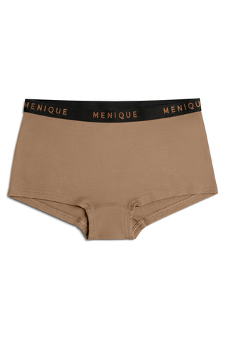 Women's Merino Boyleg Boxer Briefs - XS / Beige