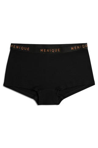 Women's Merino Boyleg Boxer Briefs - XS / Black