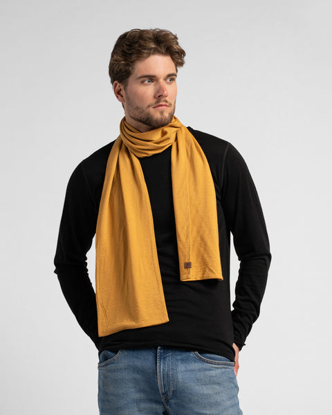 Men's Merino Scarf Yellow