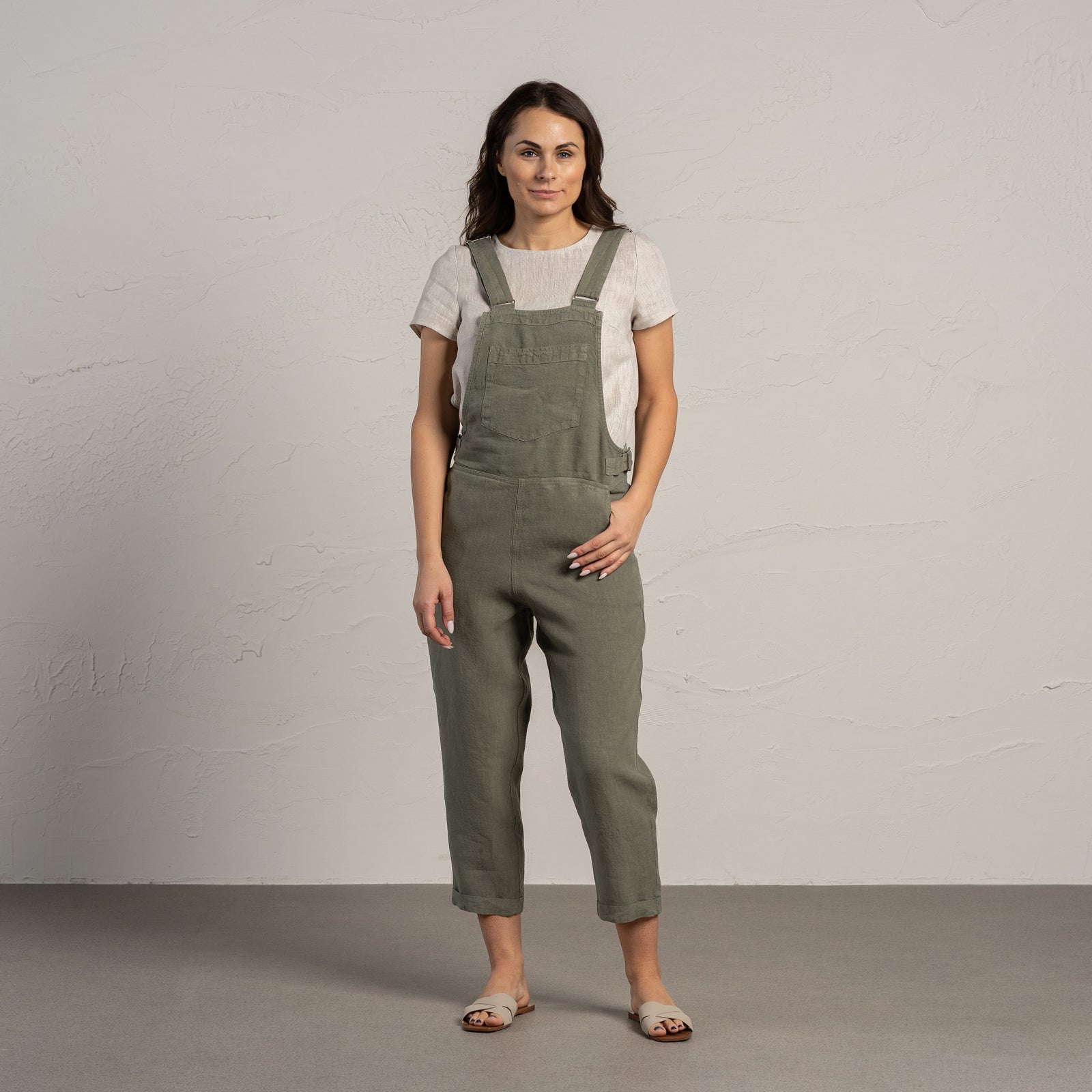 Linen T-Shirt Top Emma Natural