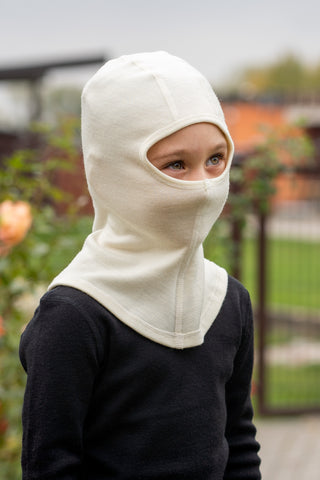 Thermal 250 Kids' Merino Wool Balaclava - 6-24M / Natural