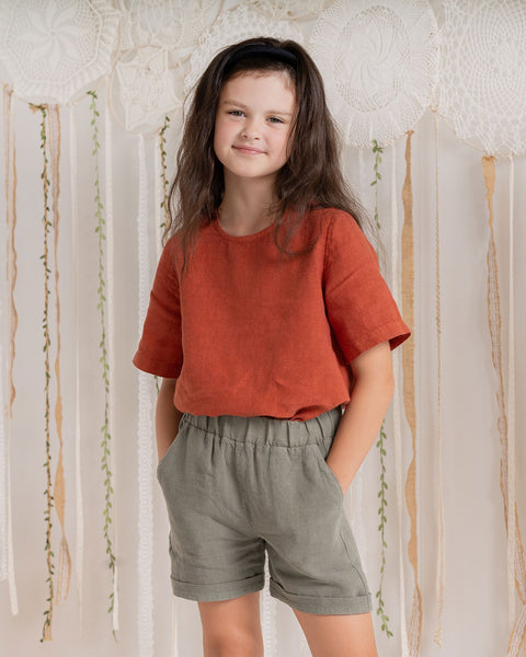 Kids&#39; Linen Shorts Demi