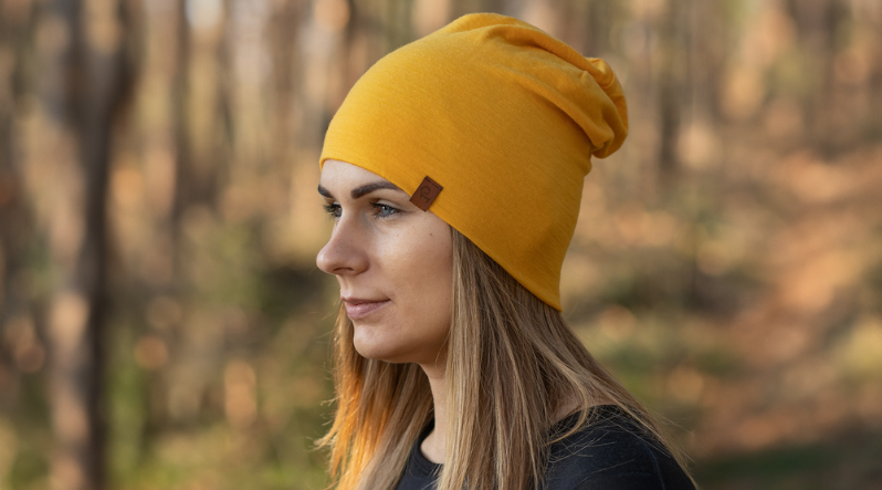 Women Merino beanie hats