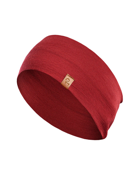 Women&#39;s Merino Headband Royal Cherry