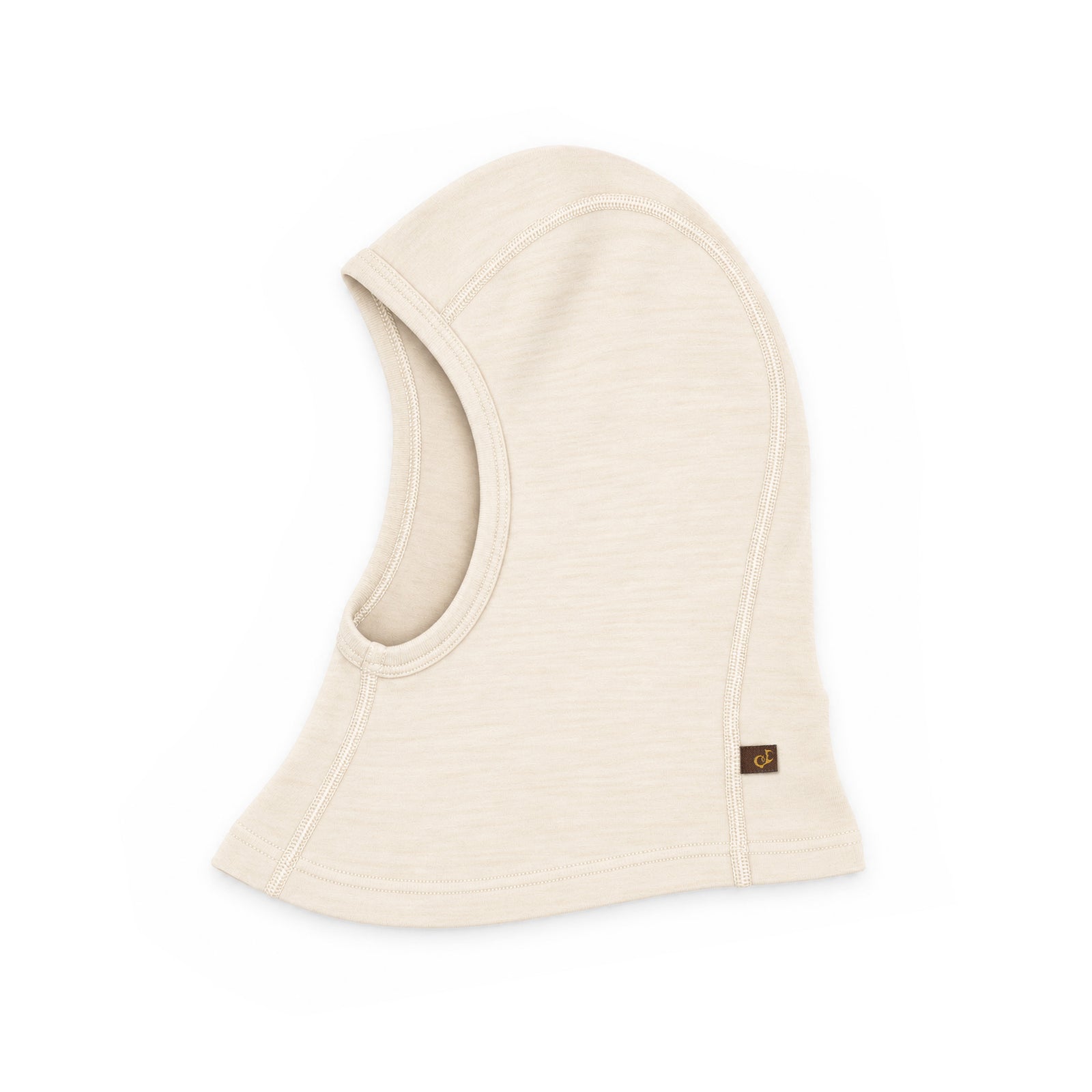 Cagoule enfant 250 en laine mérinos, visage ouvert