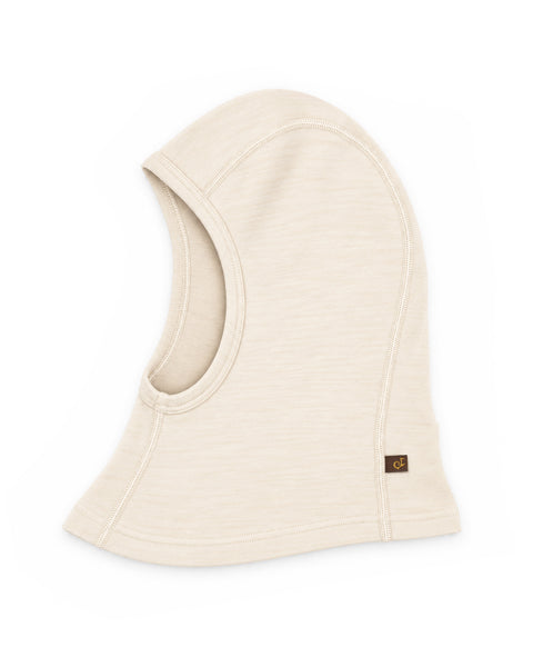 Cagoule enfant 250 en laine mérinos, visage ouvert