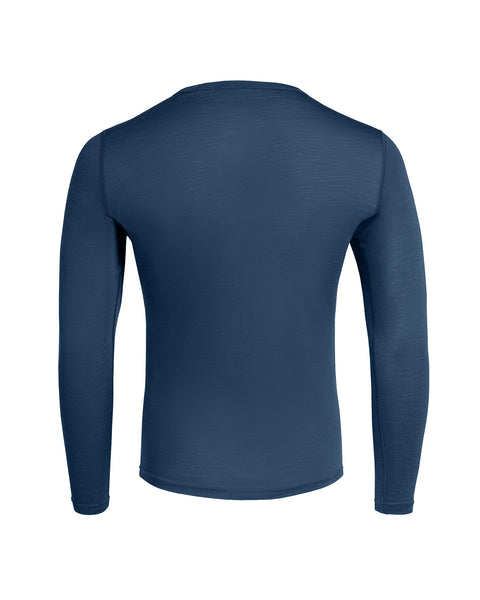 Men&#39;s 160 Thermal Long Sleeve Crew Denim