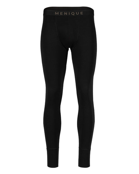 Caleçon thermique 250 en mérinos pour homme Noir