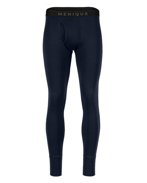 Caleçon thermique en mérinos 250 pour homme Bleu Marine