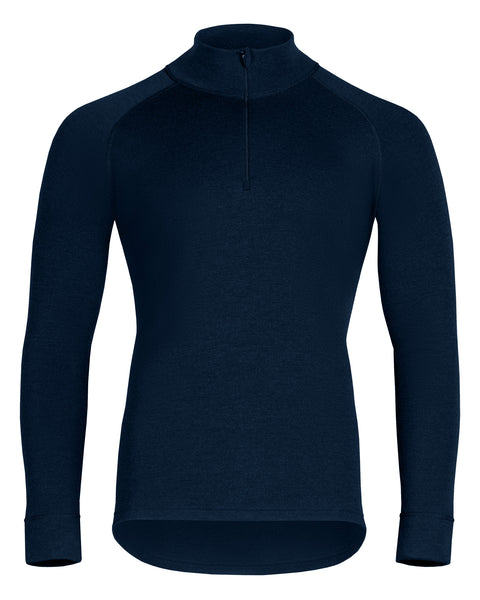 Men&#39;s 250 Zip Neck Dark Blue Front