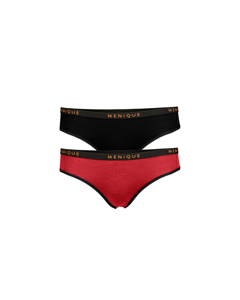 Women Merino Bikini Briefs 2-Pack XL