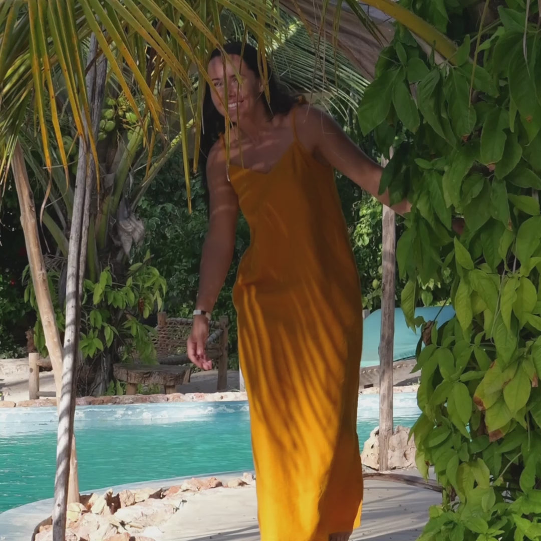 Maxi Slip Dress Livia