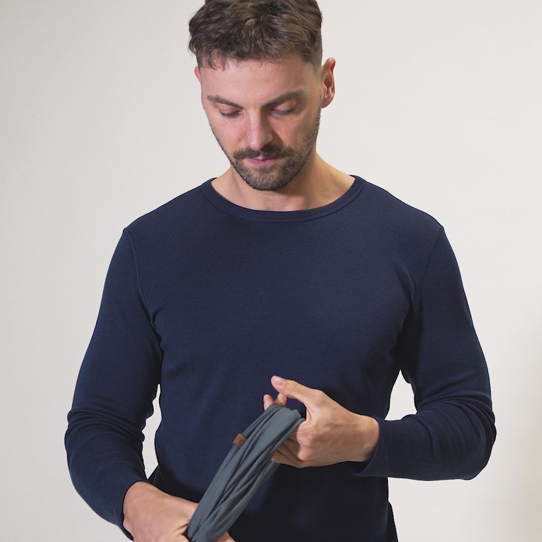 Men's Merino Neck Gaiter Perfect Grey