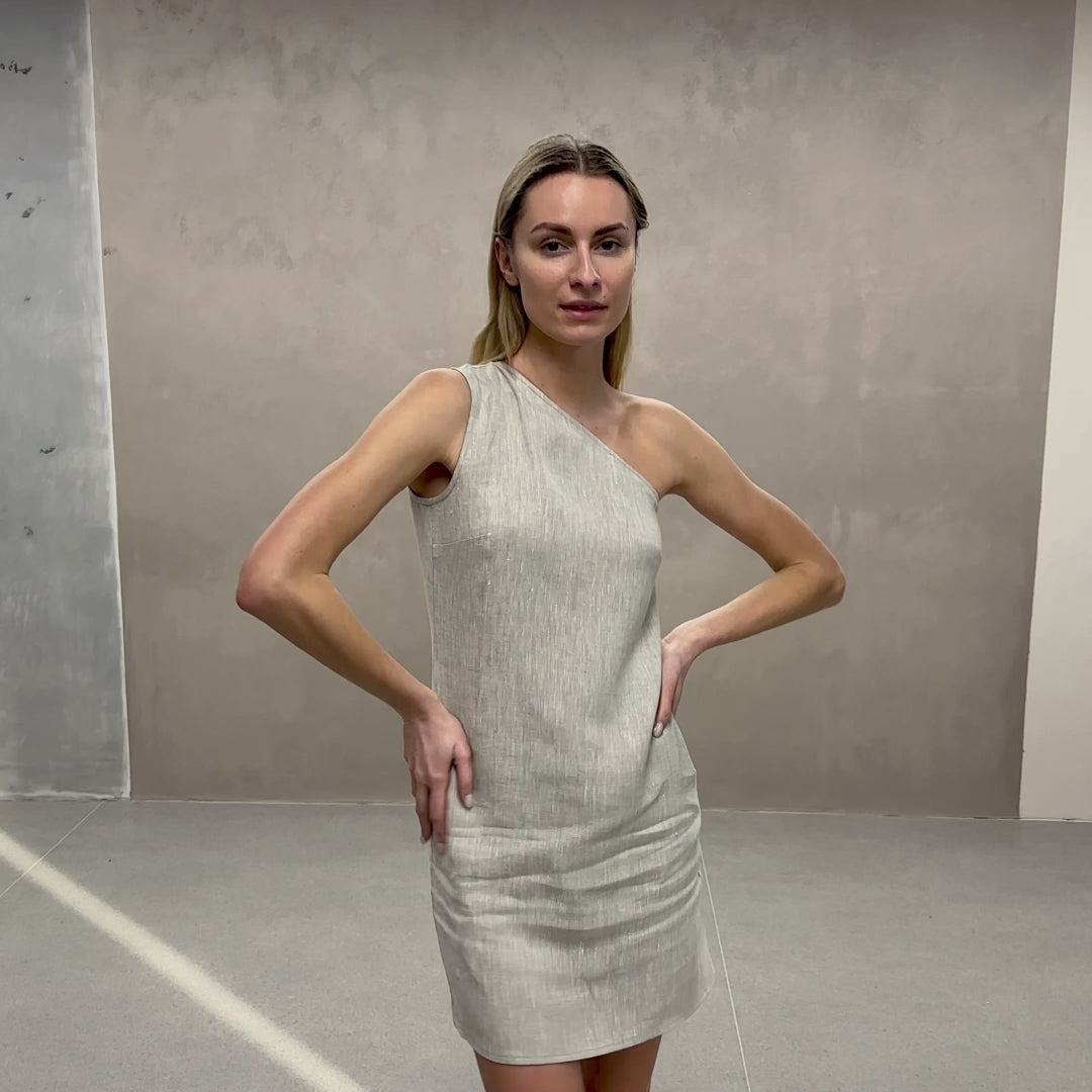 One Shoulder Dress Judith