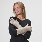 Women's Knit Cashmere Long Gloves