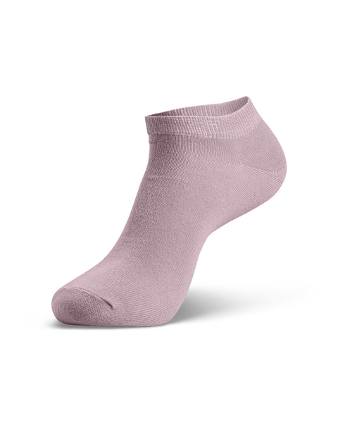 Purple short bamboo ankle sock, breathable lightweight sock for everyday wear