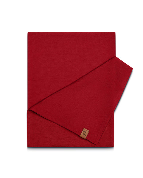 Men&#39;s Merino Scarf Royal Cherry