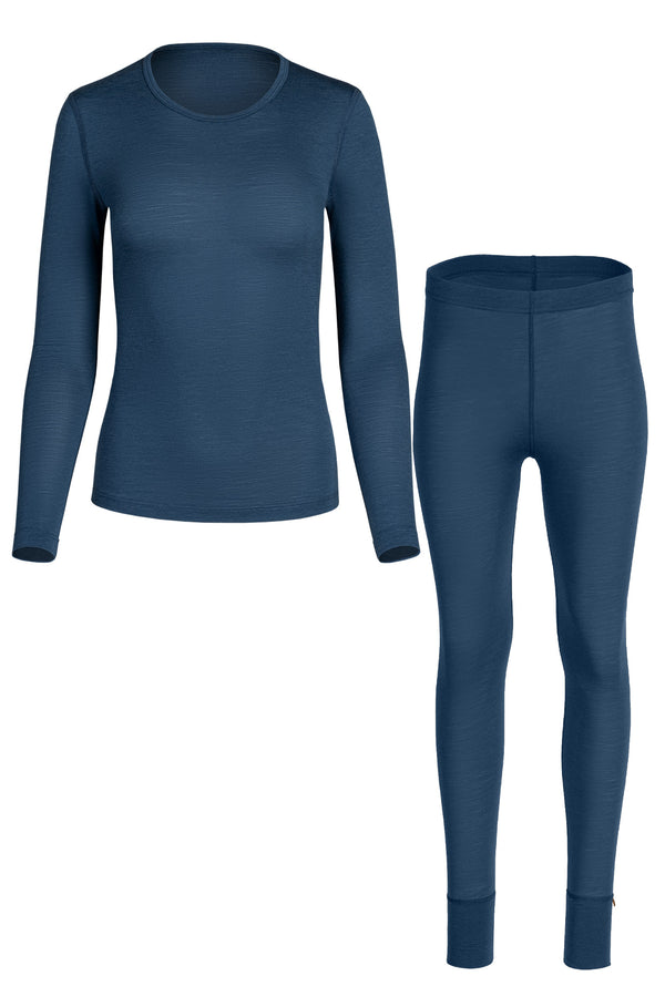 Women's 160 Long Sleeve & Bottoms 2-Piece Denim