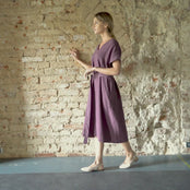 Loose Dress Joelle Shadow Purple