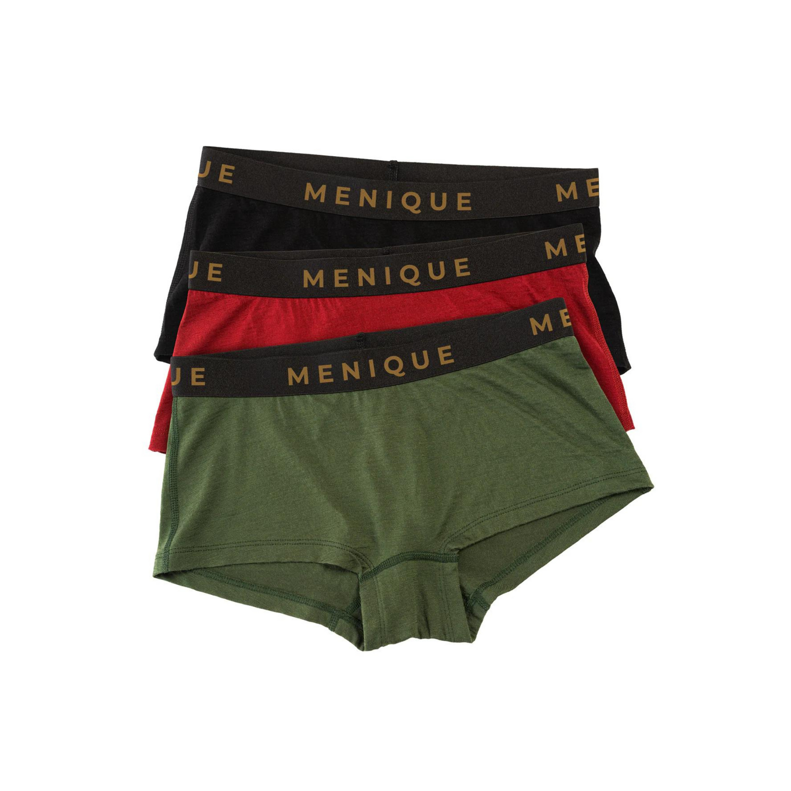 Lot de 3 boxers pour femmes en mérinos